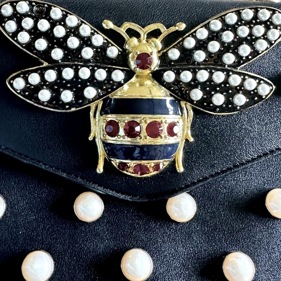 Beaded Leather Bag - OS - Picture 9 of 10